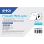 Epson Premium mat etiket - eindloze rol: 105 mm x 35 m, wit, zelfklevend printeretiket, eindloos etiket, acryl, permanent, mat