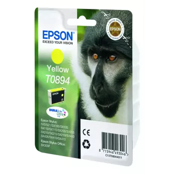 Epson Monkey Singlepack geel T0894 DURABrite Ultra inkt