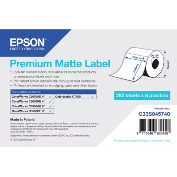 Epson C33S045740 etiket zelfklevend printeretiket