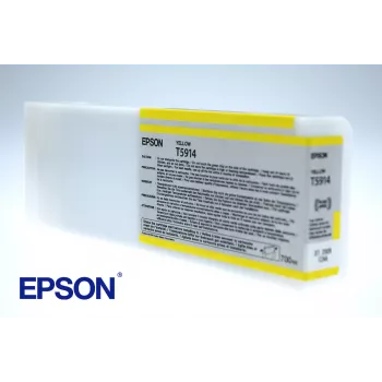 Cartridge Epson singlepack geel T5914 700ml