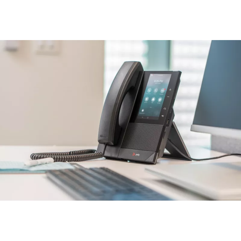HP Poly CCX 500 zakelijke mediatelefoon met Open SIP en PoE-geschikt