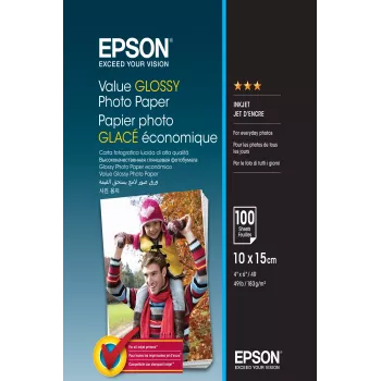 Epson Value Glossy fotopapier - 10x15cm - 100 vel