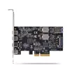 StarTech.com 5-poorts USB PCIe-kaart, USB 3.2 10 Gbit/s, PCI Express-kaart met 4x USB-C-aansluitingen, 1x interne USB-A-aansluiting, USB PCIe-controllerkaart, Windows/macOS/Linux
