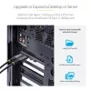 StarTech.com 5-poorts USB PCIe-kaart, USB 3.2 10 Gbit/s, PCI Express-kaart met 4x USB-C-aansluitingen, 1x interne USB-A-aansluiting, USB PCIe-controllerkaart, Windows/macOS/Linux