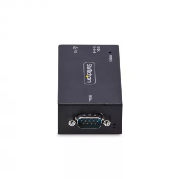StarTech.com 1-poorts serieel naar Ethernet-adapter, 802.3af PoE IP seriële apparaatserver voor externe RS232-apparaten, wand-/DIN-railmonteerbaar, RJ45 LAN naar DB9 serieel-converter, TAA