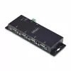 StarTech.com 4-poorts serieel naar Ethernet-adapter, IP seriële apparaatserver voor externe RS232-apparaten, wand-/DIN-railmonteerbaar, metalen behuizing, RJ45 LAN naar DB9 serieel-converter