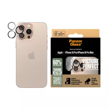 PanzerGlass ® PicturePerfect camera-lensbescherming iPhone 16 Pro | 16 Pro Max