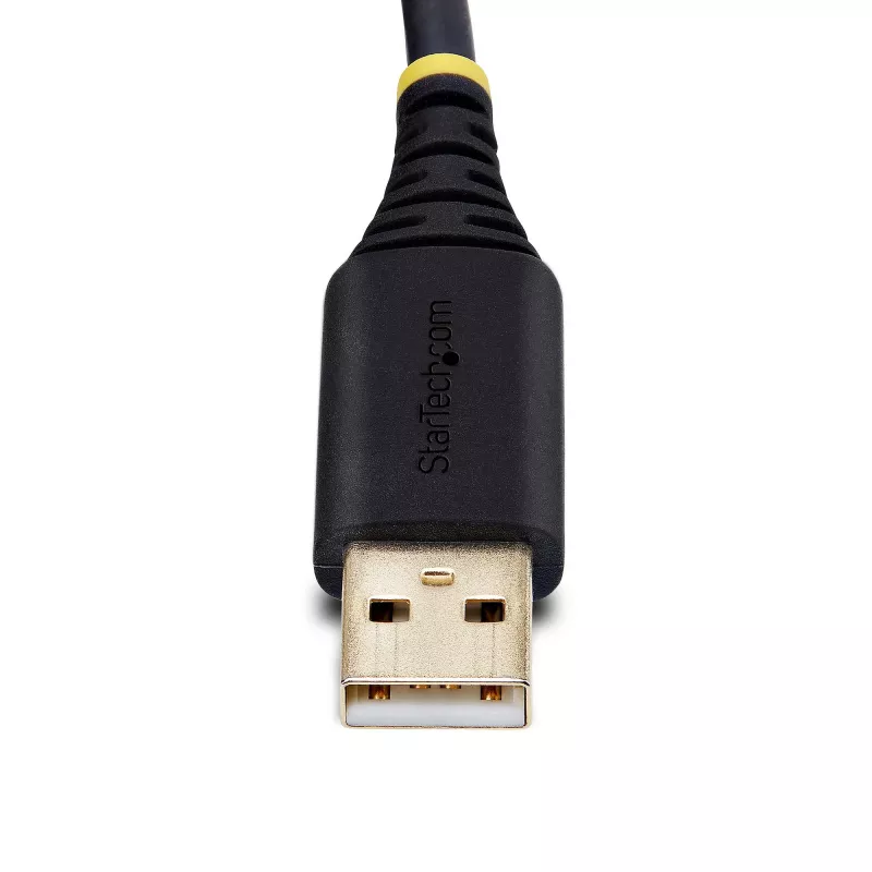 StarTech.com 2m USB-naar-seriële adapterkabel, COM-behoud, verwisselbare schroeven/moeren, USB-A naar DB9 RS232, FTDI IC, ESD-bescherming, Windows/macOS/Linux