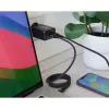 InLine USB PD-voeding, GaN-oplader, 3-poorts, Dual USB-C + USB-A, 65W