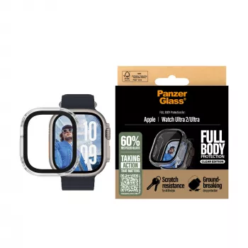 PanzerGlass ® Case Full Body transparant Apple Watch Ultra 3 | Ultra 2 | Ultra | 49mm
