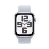 Smartwatch Apple Watch SE GPS + Cellular 44mm zilver aluminium behuizing Blue Cloud sport loop