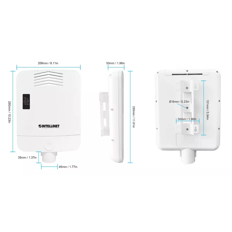 Netwerkswitch Intellinet 509220 Gigabit Ethernet 5 poorten PoE