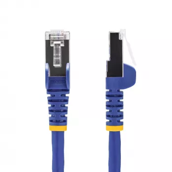 StarTech.com 1m blauwe CAT8 ethernetkabel, RJ45 zonder vergrendeling, 25G/40G, 2000MHz, 100W PoE++, S/FTP, 26AWG zuiver blank koperdraad, LSZH, afgeschermde netwerk-patchkabel met trekontlasting, individueel getest