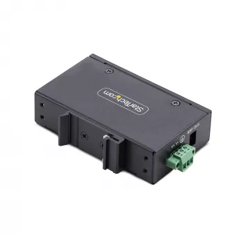 StarTech.com 5-poorts unmanaged industriële netwerkswitch, 100/1000 ethernet, DIN-rail-/wandmontage, robuuste IP30 gigabit switch, -40 °F tot 167 °F, 9–60 V DC, TAA-conform