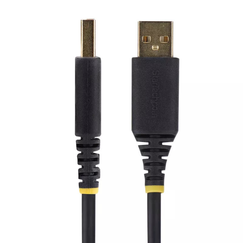 StarTech.com 1ft (30cm) USB-naar-serieel adapterkabel, COM-retention, verwisselbare moeren/schroeven, USB-A naar DB9 RS232, FTDI IC, ESD-bescherming, Windows/macOS/Linux