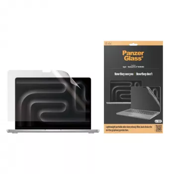 Screen Protector PanzerGlass Dual Privacy MacBook Pro 16 inch M1 M2 M3 M4 transparant