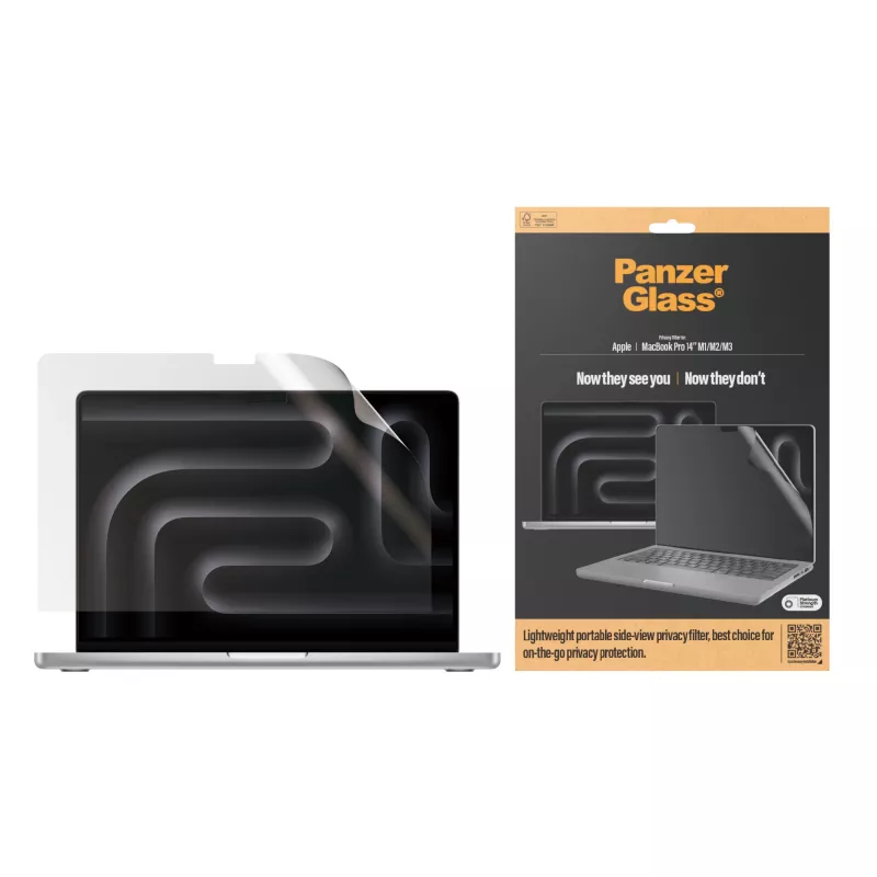 Beeldschermbescherming PanzerGlass Dual Privacy MacBook Pro 14 inch M1 M2 M3 M4