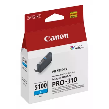 Canon PFI-5100 C inktcartridge 1 stuks origineel cyaan
