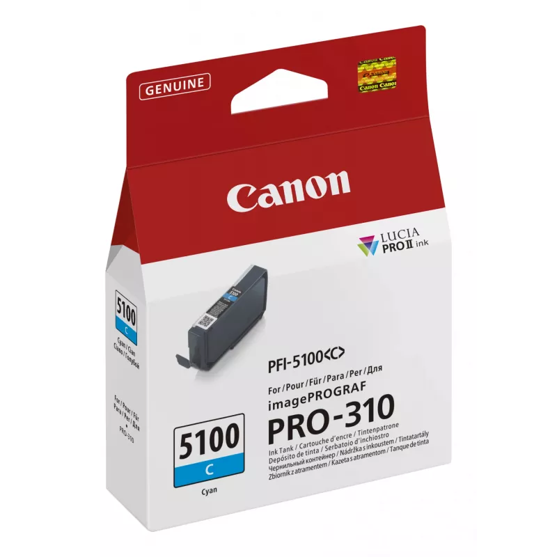 Canon PFI-5100 C inktcartridge 1 stuks origineel cyaan