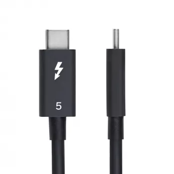 StarTech.com 1,5ft (50cm) Thunderbolt 5-kabel, 80Gbit/s/tot 120Gbit/s, 240W PD, 8K 60Hz, gecertificeerde Thunderbolt-kabel - compatibel met Thunderbolt 4/USB4/USB-C