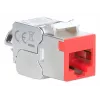 Netwerkkabel Intellinet 791311 Keystone-module plat rood RJ-45