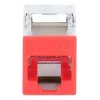 Netwerkkabel Intellinet 791311 Keystone-module plat rood RJ-45