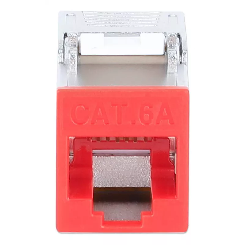 Netwerkkabel Intellinet 791311 Keystone-module plat rood RJ-45