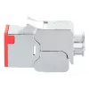 Netwerkkabel Intellinet 791311 Keystone-module plat rood RJ-45