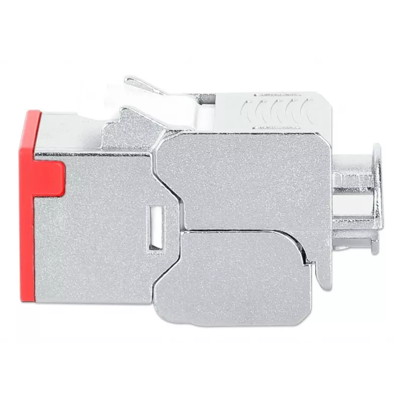 Netwerkkabel Intellinet 791311 Keystone-module plat rood RJ-45