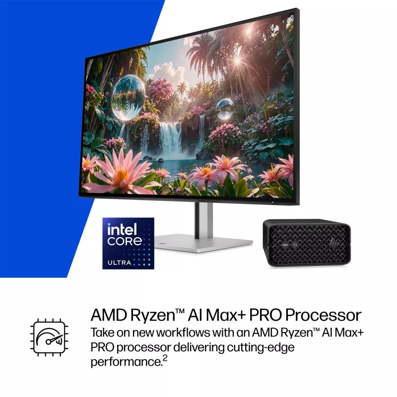 HP Z2 Mini G1a A40MYET mini-pc, AMD Ryzen AI Max+ PRO 395, 64GB LPDDR5X, 2TB SSD, Windows 11 Pro
