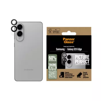 Cameraleensbescherming PanzerGlass Samsung Galaxy S25 Edge krasvast stootvast