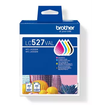 Inktpatronen-pack Brother LC527VAL CMYK – 1×1300, 3×900 pagina's