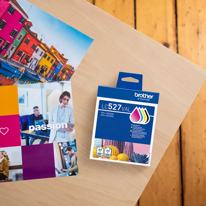 Inktpatronen-pack Brother LC527VAL CMYK – 1×1300, 3×900 pagina's