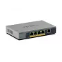 NETGEAR GS105EP unmanaged Gigabit Ethernet (10/100/1000) Power over Ethernet (PoE) grijs