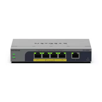 NETGEAR GS105EP unmanaged Gigabit Ethernet (10/100/1000) Power over Ethernet (PoE) grijs