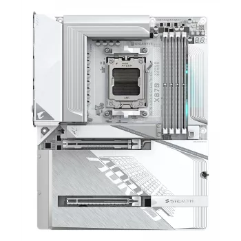 Moederbord GIGABYTE X870 AORUS STEALTH ICE, AMD AM5, ATX