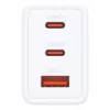AC indoor oplader D-Link DCP-651 — 65 W GaN, 2x USB‑C, universeel…