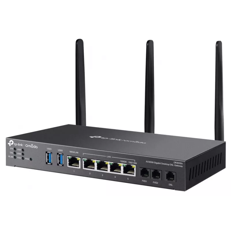 TP-Link Omada DR3220v-4G WLAN-router gigabit Ethernet dualband (2,4 GHz / 5 GHz) zwart