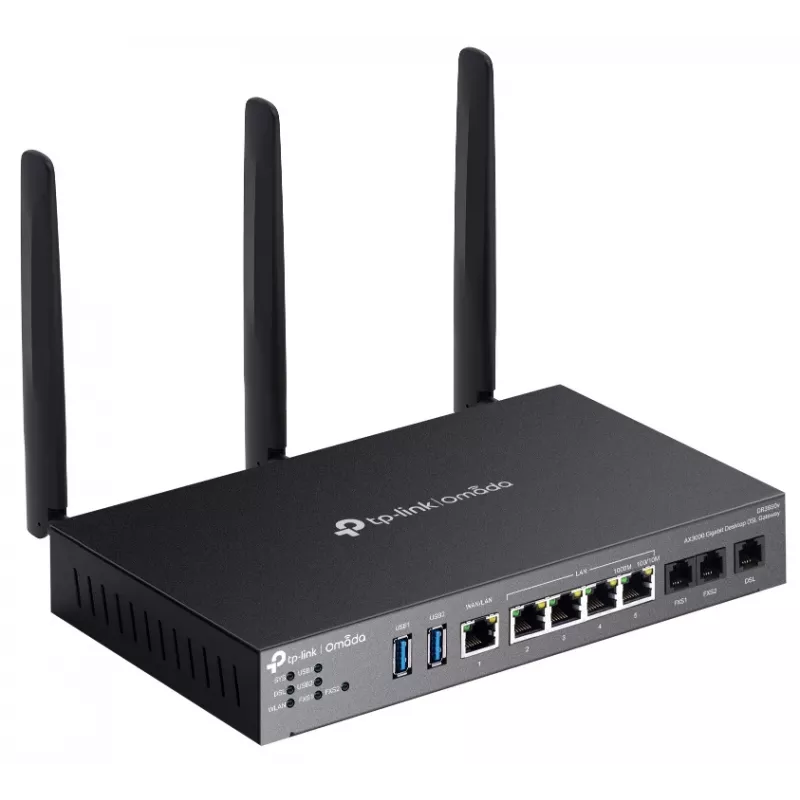 TP-Link Omada DR3220v-4G WLAN-router gigabit Ethernet dualband (2,4 GHz / 5 GHz) zwart