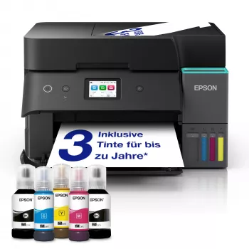 Multifunctionele inkjetprinter Epson EcoTank ET-4950 — kleur, A4, 4800x1200 dpi, 35 ppm, WLAN, Ethernet, duplex, zwart