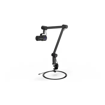 Pc-microfoon ENDORFY Solum Studio — USB bedraad, 24-bit/96 kHz, 20–20000 Hz, verstelbare tafelhouder, touch-bediening, hoofdtelefoonuitgang, zwart