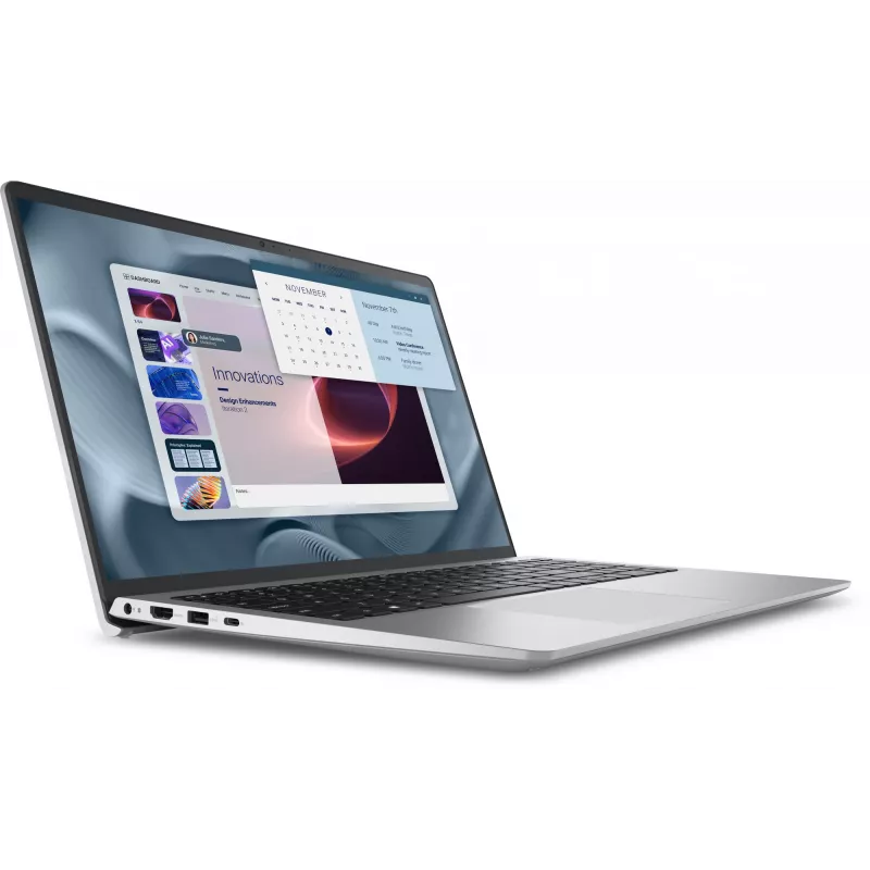 Dell Pro 15 Essential PV15250 laptop, Intel Core i7-1355U, 15,6 inch Full HD 1920 x 1080 IPS 120 Hz, 16 GB DDR5, 512 GB SSD NVMe, Intel Iris Xe Graphics, Wi-Fi 6, Windows 11 Pro, zilver