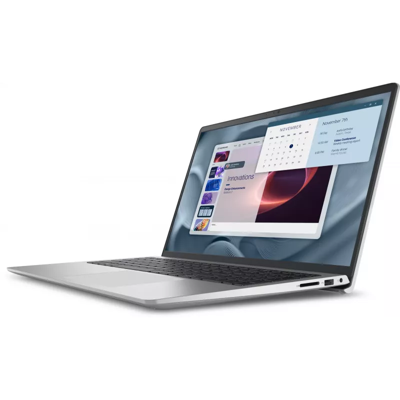 Dell Pro 15 Essential PV15250 laptop, Intel Core i7-1355U, 15,6 inch Full HD 1920 x 1080 IPS 120 Hz, 16 GB DDR5, 512 GB SSD NVMe, Intel Iris Xe Graphics, Wi-Fi 6, Windows 11 Pro, zilver