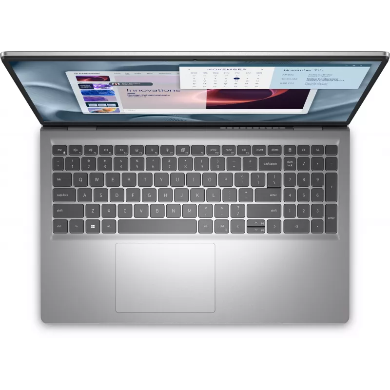 Dell Pro 15 Essential PV15250 laptop, Intel Core i7-1355U, 15,6 inch Full HD 1920 x 1080 IPS 120 Hz, 16 GB DDR5, 512 GB SSD NVMe, Intel Iris Xe Graphics, Wi-Fi 6, Windows 11 Pro, zilver