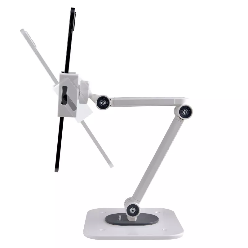 StarTech.com verstelbare tabletstandaard voor bureau – wandmontage – capaciteit 1 kg – ergonomisch gelede universele tabletstandaard – tabletsteun voor bureau zwenkbaar/draaibaar/roterend