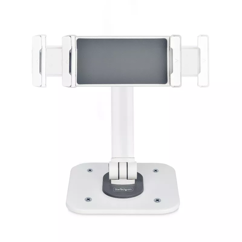 StarTech.com verstelbare tabletstandaard voor bureau – wandmontage – capaciteit 1 kg – ergonomisch gelede universele tabletstandaard – tabletsteun voor bureau zwenkbaar/draaibaar/roterend