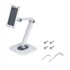 StarTech.com verstelbare tabletstandaard voor bureau – wandmontage – capaciteit 1 kg – ergonomisch gelede universele tabletstandaard – tabletsteun voor bureau zwenkbaar/draaibaar/roterend