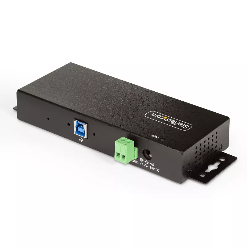 StarTech.com 5G7AINDRM-USB-A-HUB interface-hub USB 3.2 Gen 1 (3.1 Gen 1) Type-B 5000 Mbit/s zwart