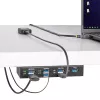 StarTech.com 5G7AINDRM-USB-A-HUB interface-hub USB 3.2 Gen 1 (3.1 Gen 1) Type-B 5000 Mbit/s zwart