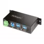 StarTech.com 5G4AINDRM-USB-A-HUB interface-hub USB 3.2 Gen 1 (3.1 Gen 1) Type-B 5000 Mbit/s zwart